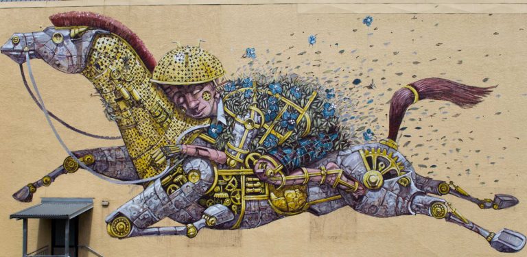 androidei pixelpancho roma streetart