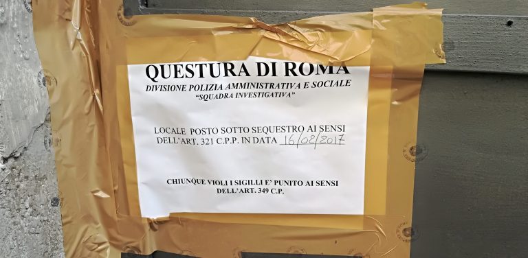 teatro dell'orologio sequestrato