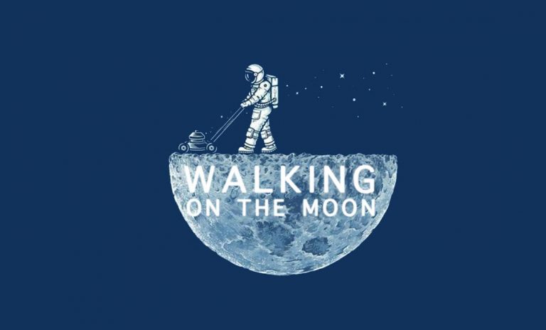 Walking on the moon