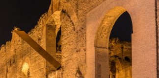terme di caracalla di notte