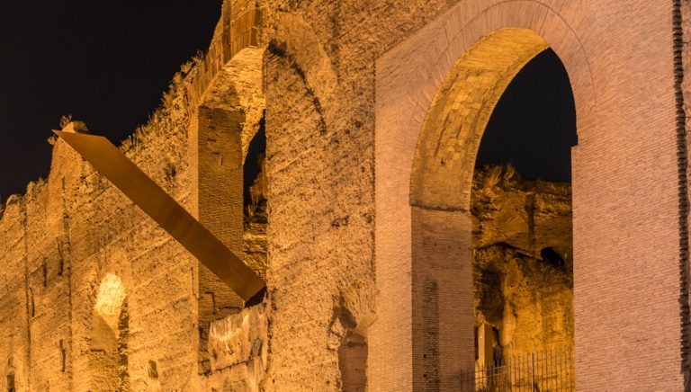 terme di caracalla di notte